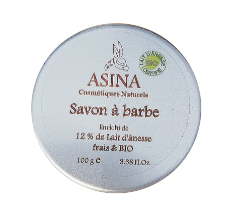 asinerie-savon-a-barbe-au-lait-d-anesse Asinerie des garrigues / Bartseife mit  12% BIO Eselmilch, 100g