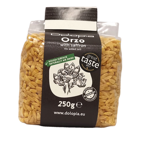 Dolopia / Teigreis mit griechischem Safran, 250g