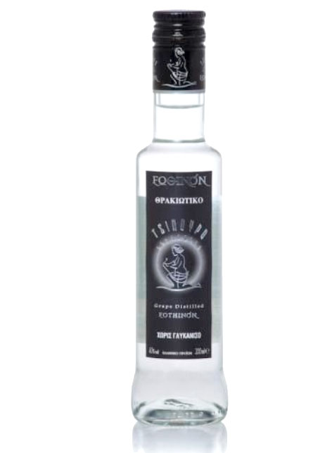 tsipouro-black-little Winery of Thrace / Tsipouro EOTHINON Black, 0,2L