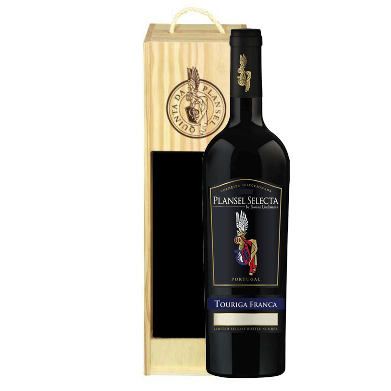 magnum-holzkiste-selecta-franca Quinta da Plansel / Magnum Touriga Franca, 2014, 1,5 Liter