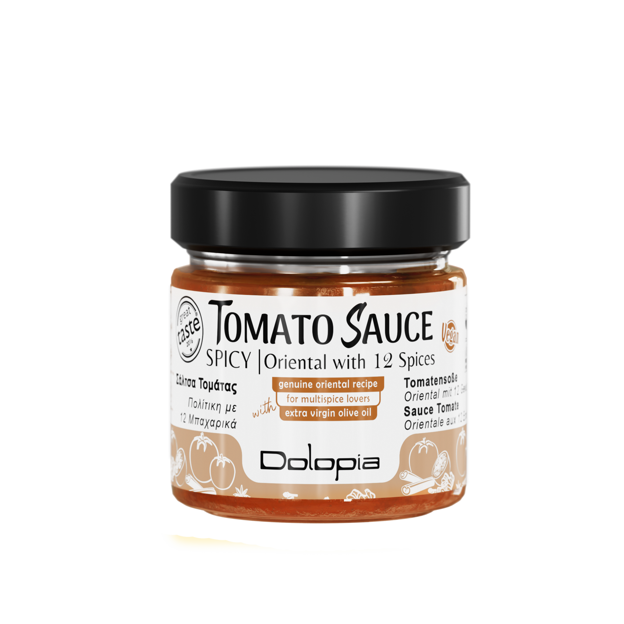 Dolopia / Tomatensoße oriental mit 12 Gewürzen, 250g