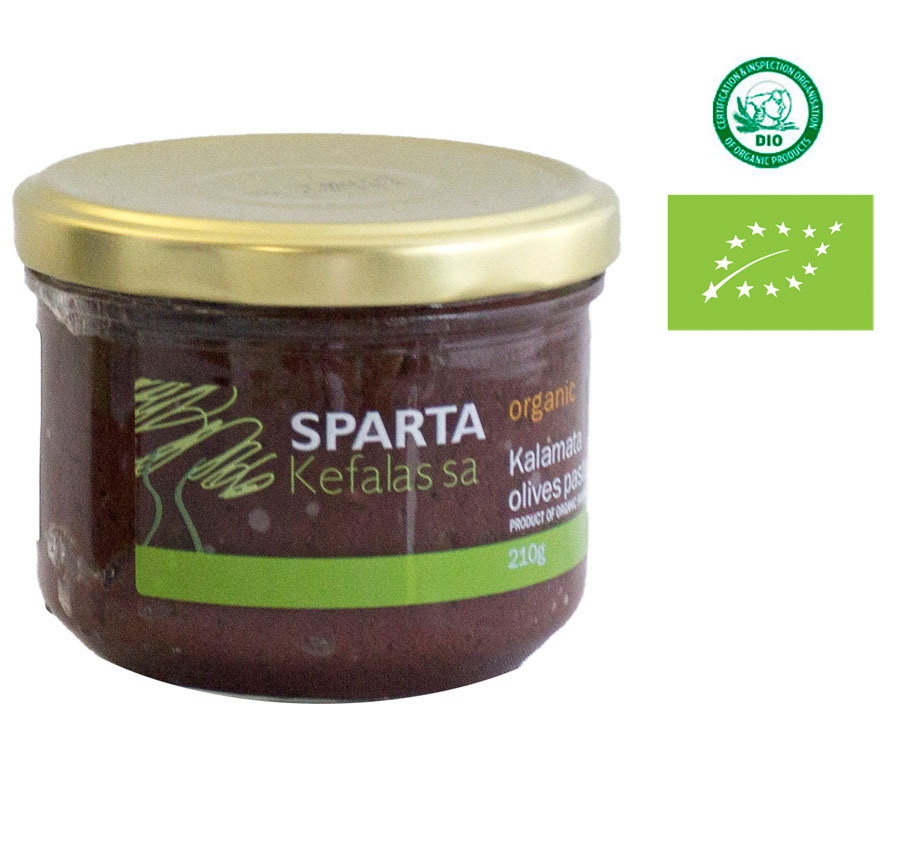 kefalas-paste Sparta Kefalas / Kalamata-Olivenpaste BIO, 210g
