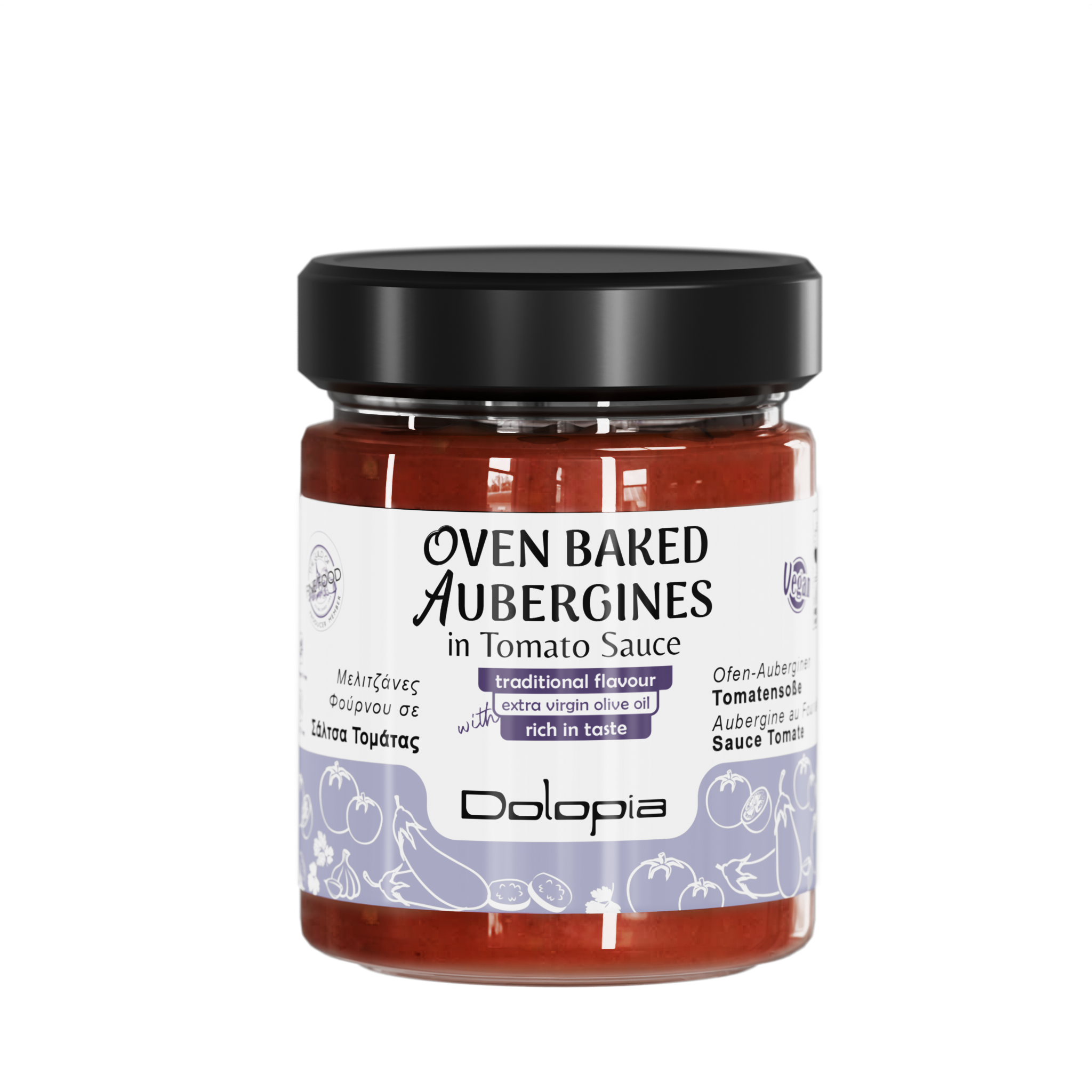 Dolopia / Ofen-Auberginen in Tomatensoße, 330g