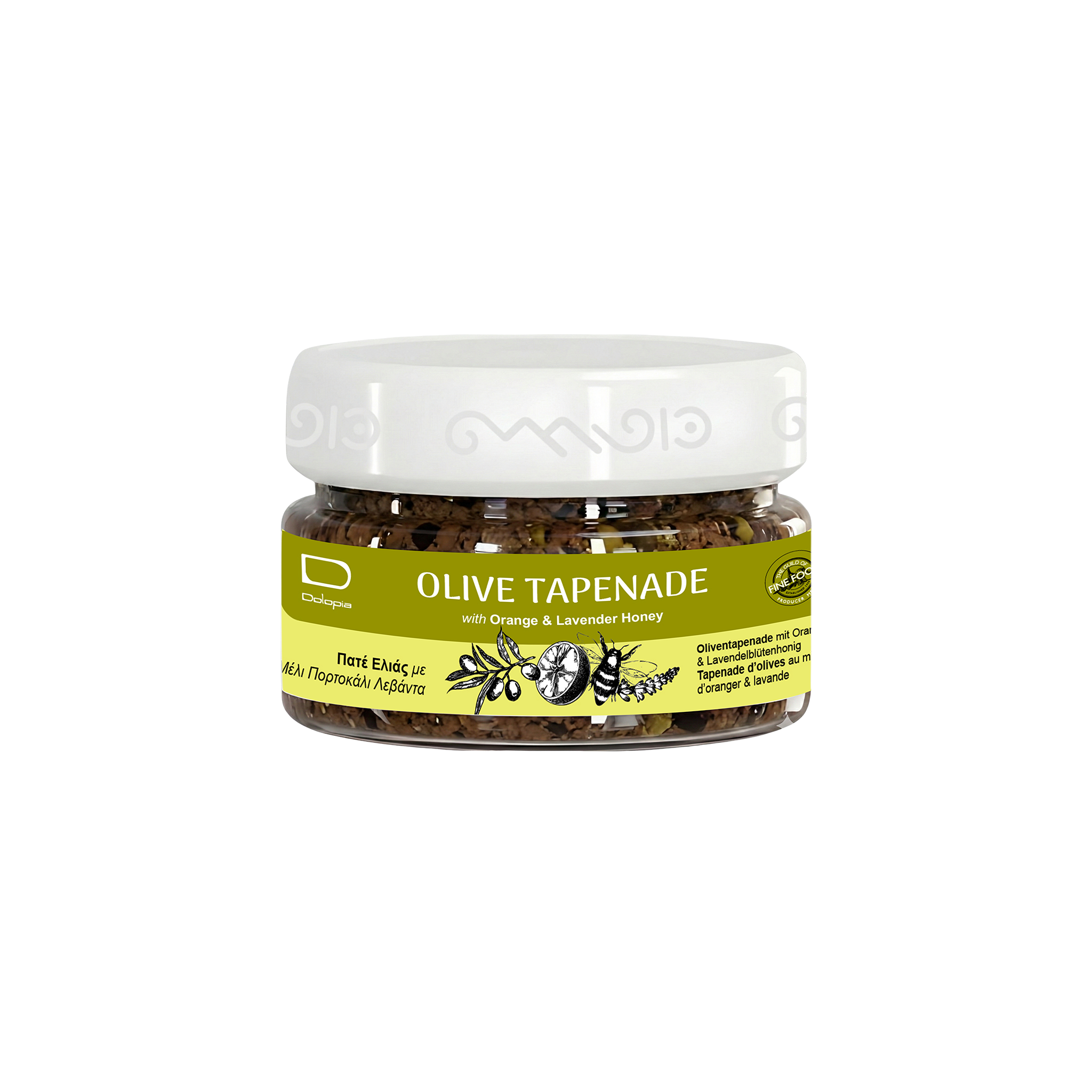 Dolopia / Oliventapenade mit Orangen & Lavendelblütenhonig, 120g