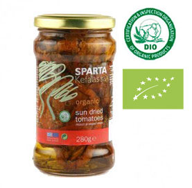 sparta-trocknetetomaten-bio Sparta Kefalas / Sonnengetrocknete Tomaten BIO, 280g