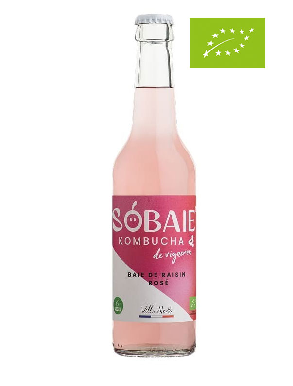 Villa Noria / SOBAIE - Kombucha Rosé - BIO, 0,33L
