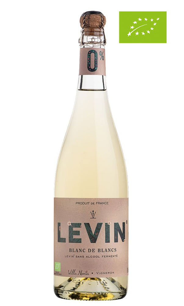 Villa Noria / Levin 0% - Blanc de Blanc (Chardonnay) Sparkling Alkoholfreie - BIO, 0,75L