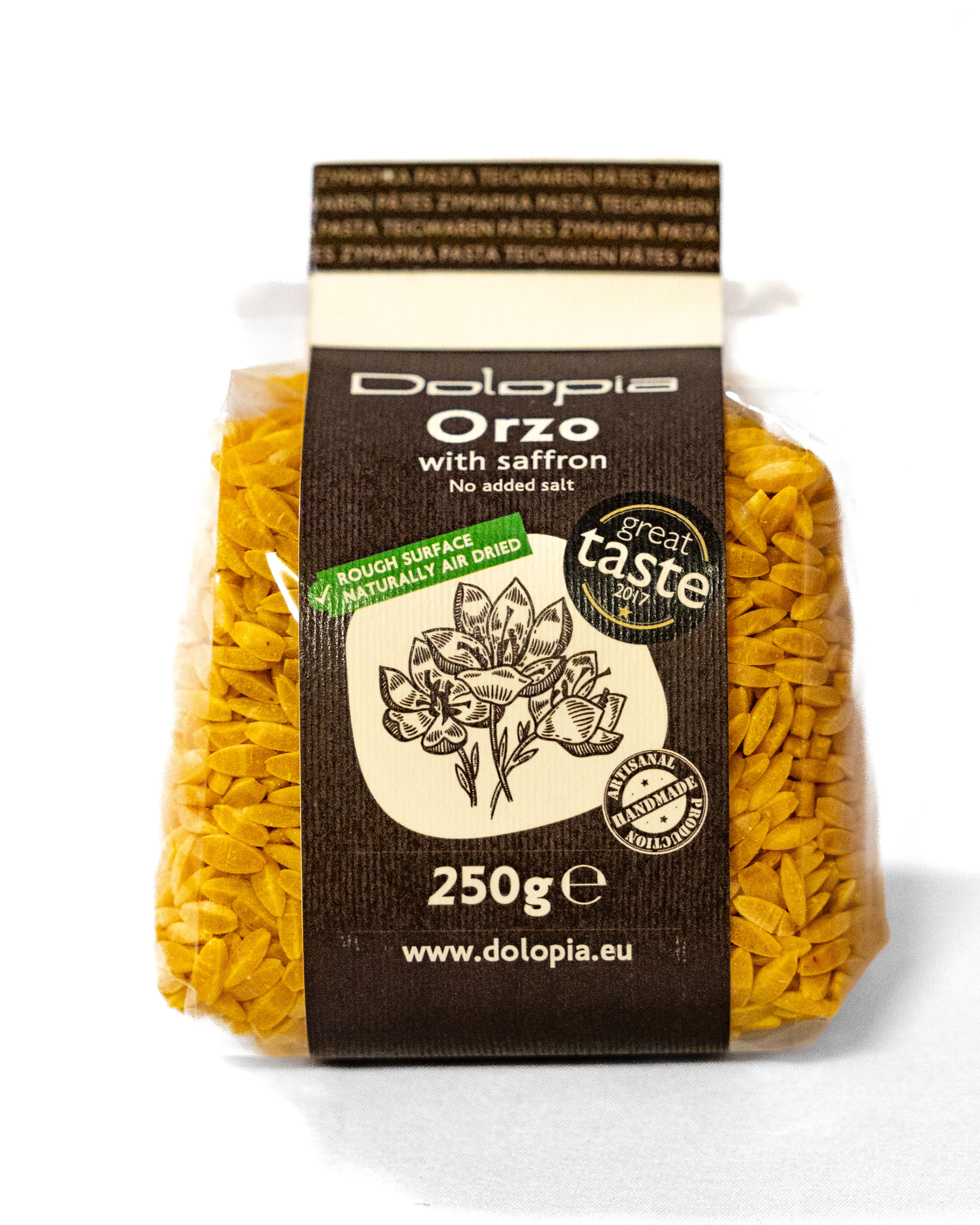 Dolopia / Teigreis mit griechischem Safran, 250g