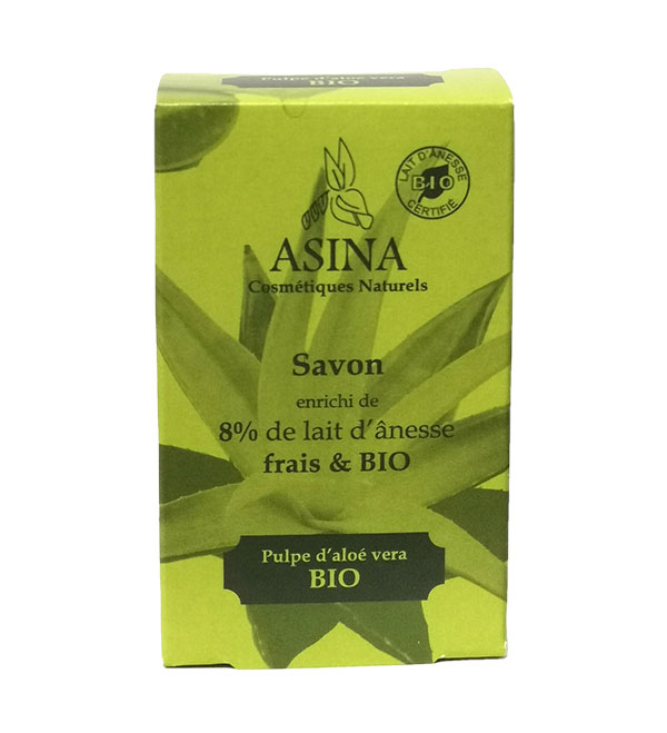 asina-seife-aloe-vera Asinerie des garrigues / Eselmilch Aloe Vera Seife, 100gr