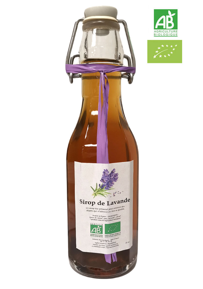 lavendel-sirup-bio Asinerie des garrigues / Bio Lavendelsirup, 500ml