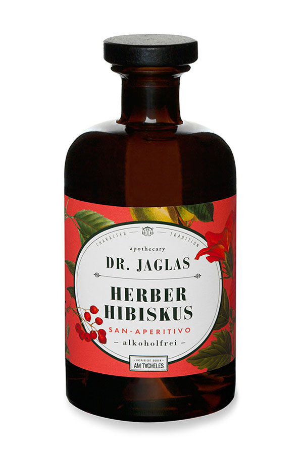 dr-jaglas-Hibiskus_500ml Dr. Jaglas / Herber Hibiscus - alkoholfreier Aperitif, 500ml