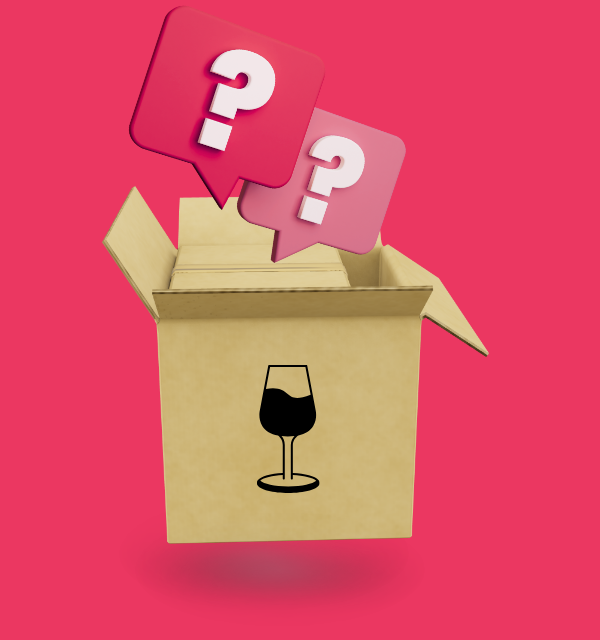 Überraschungspaket mit Wein