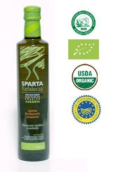 Sparta Kefalas / Extra natives Olivenöl BIO, 0,5L
