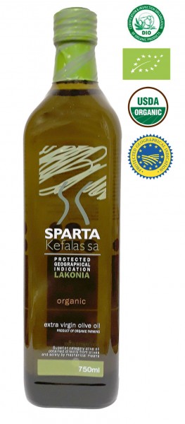 Sparta Kefalas / Extra natives Olivenöl BIO, 0,75L
