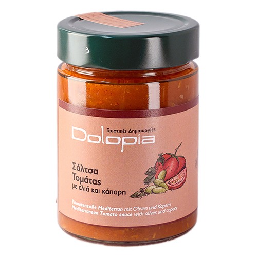 Dolopia / Tomatensoße mit Oliven & Kapern, 350g