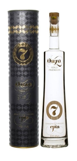 Winery of Thrace / Ouzo 7 Gold Premium, 0,7L im Geschenk Box