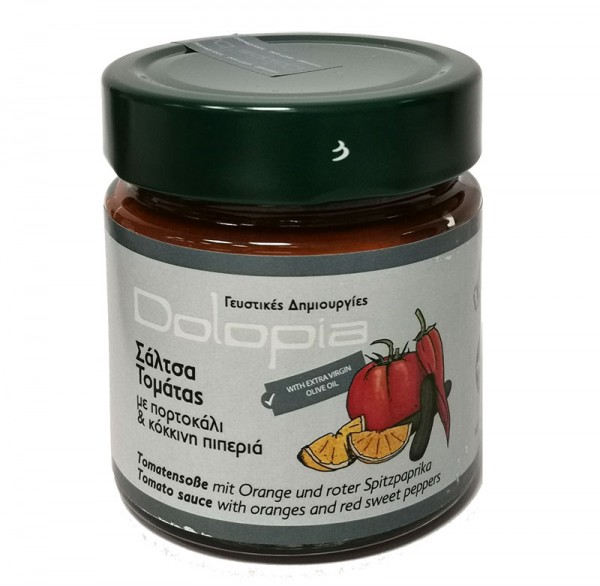 Dolopia / Tomatensoße mit Orange & roter Spitzpaprika, 250g