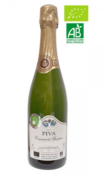 Domaine Piva / Crémant de Bordeaux - BIO, 2018